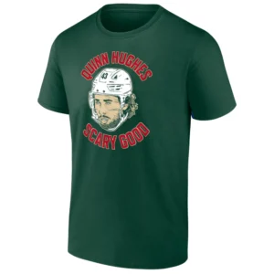 QUINN HUGHES SCARY GOOD SHIRT – Quinn Hughes Ghost Eyes Minnesota Hockey Graphic Tee 2026
