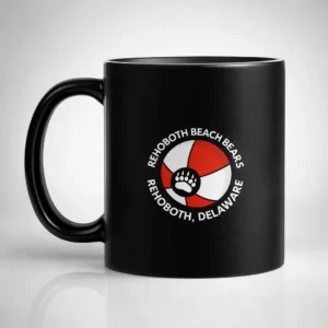REHOBOTH BEACH BEARS BALL LOGO MUG – Rehoboth, Delaware Pride Beach Coffee Cup