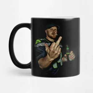 SAM DARNOLD MIDDLE FINGER MUG – Seattle Seahawks Super Bowl LX Champions Celebration Coffee Cup