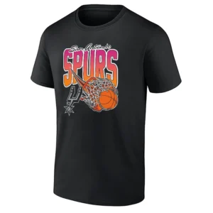SAN ANTONIO SPURS SHIRT – Retro Sunset Dunk Basketball Vintage Style Tee