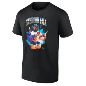 STEROID ERA SHIRT – Barry Bonds Sammy Sosa Mark McGwire Jason Giambi Retro Baseball Tee