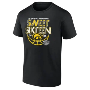 SWEET SIXTEEN SHIRT – Iowa Hawkeyes 2026 March Madness NCAA Basketball Tournament Tee