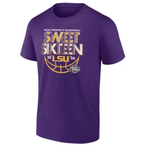 SWEET SIXTEEN SHIRT – LSU Tigers Women’s Basketball 2026 March Madness NCAA Tournament Tee