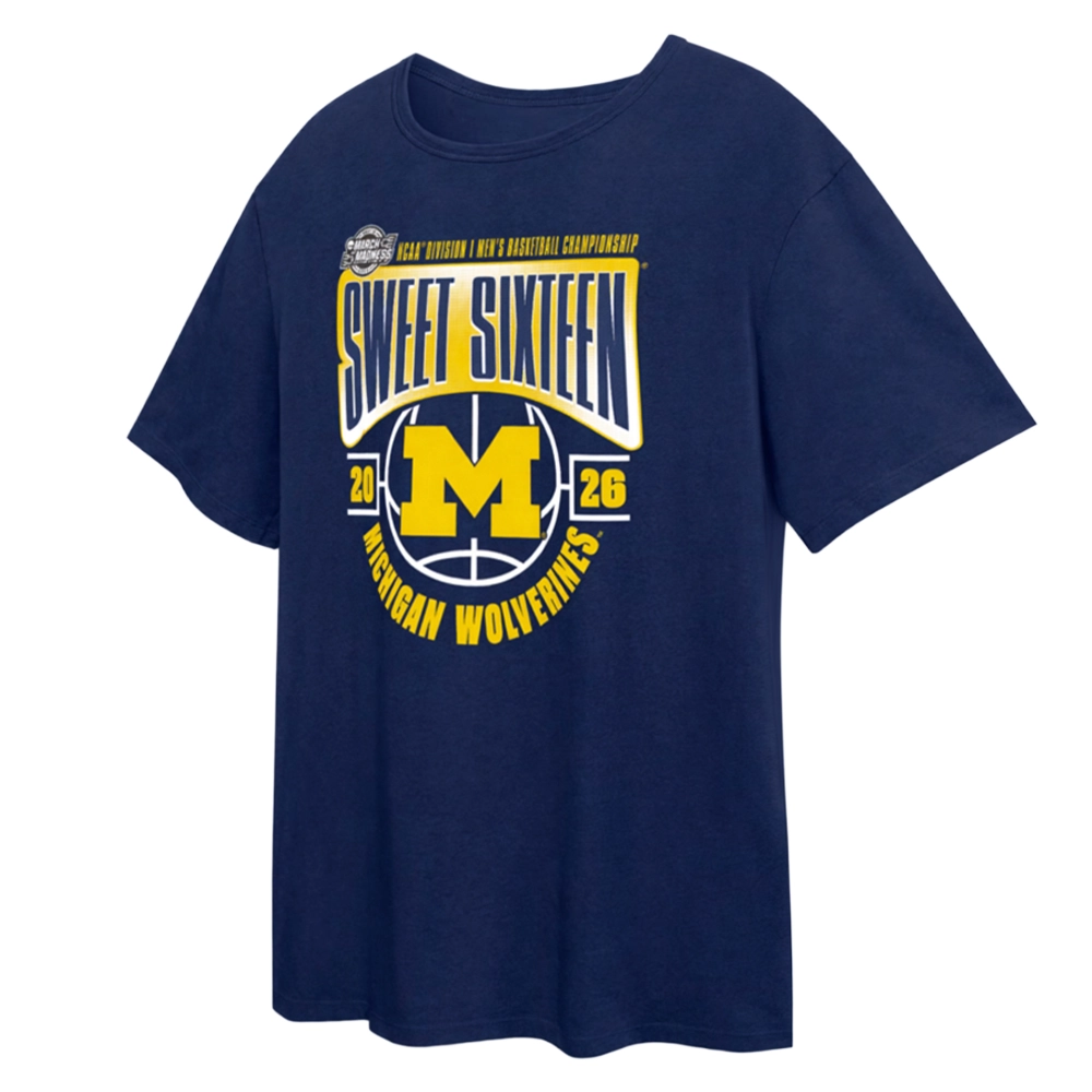SWEET SIXTEEN SHIRT – Michigan Wolverines 2026 March Madness NCAA Basketball Tournament Tee SWEET SIXTEEN SHIRT – Michigan Wolverines 2026 March Madness NCAA Basketball Tournament Tee