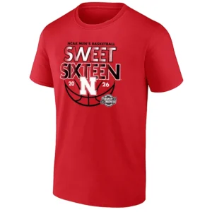 SWEET SIXTEEN SHIRT – Nebraska Cornhuskers 2026 March Madness NCAA Basketball Tournament Tee