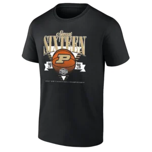 SWEET SIXTEEN SHIRT – Purdue Boilermakers 2026 NCAA March Madness Men's Basketball Tee