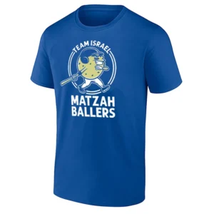 TEAM ISRAEL MATZAH BALLERS SHIRT – Garrett Stubbs Philadelphia Phillies Jewish Heritage Baseball Graphic Tee 2026