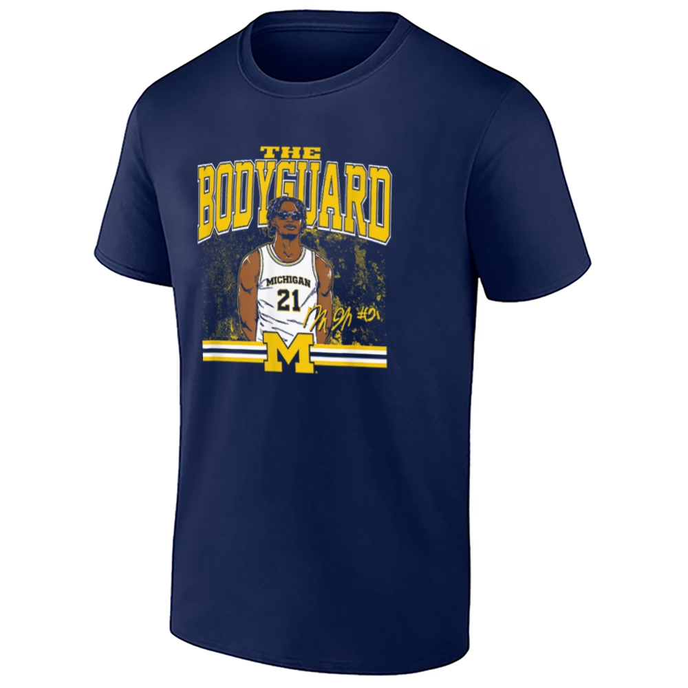 THE BODYGUARD SHIRT – Morez Johnson Jr Michigan Wolverines Basketball Tee THE BODYGUARD SHIRT – Morez Johnson Jr Michigan Wolverines Basketball Tee