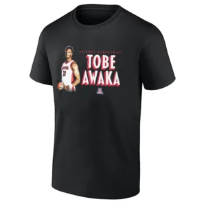 TOBE AWAKA SHIRT – Arizona Wildcats Basketball Player Statement Tee
