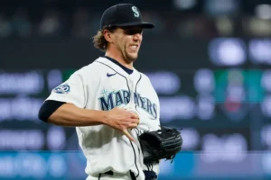 Logan Gilbert Jersey Catch Shirt: 107.8 MPH Mariners Miracle