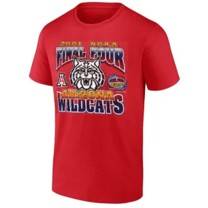 2001 NCAA FINAL FOUR SHIRT – ARIZONA WILDCATS VINTAGE THROWBACK TEE