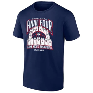 2026 FINAL FOUR JERSEY LINEUP SHIRT – UConn Huskies Men’s Basketball Roster Tee