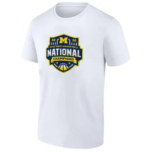 2026 NATIONAL CHAMPIONS SHIRT – Michigan Wolverines NCAA Men's Basketball Title Tee