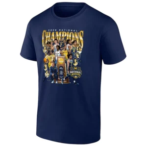 2026 NATIONAL CHAMPIONS TEAM COLLAGE SHIRT – Michigan Wolverines Championship Roster Tee