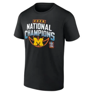 2026 NCAA MEN'S BASKETBALL NATIONAL CHAMPIONS PERSONALIZED SHIRT – Michigan Wolverines Custom Name & Number Tee F