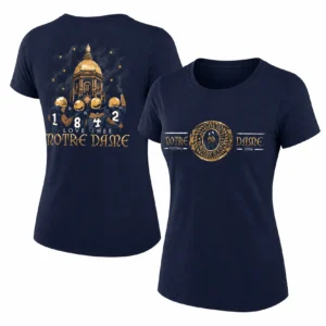 2026 THE SHIRT LADIES T SHIRT – Notre Dame Fighting Irish Football Tradition Tee