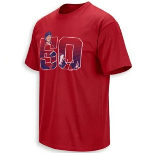 50 GOALS SHIRT – Cole Caufield Montreal Canadiens NHL 50 Goal Club Tribute Tee