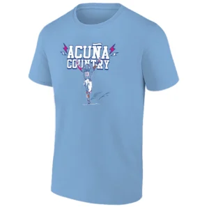 ACUÑA COUNTRY SHIRT – Ronald Acuña Jr. Atlanta Braves MVP Superstar Fan Tee