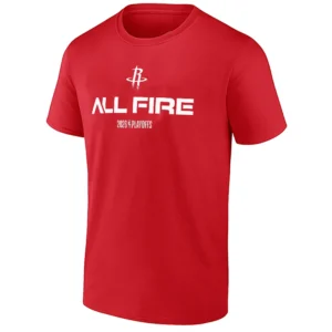 ALL FIRE SHIRT – Houston Rockets 2026 NBA Playoffs High Energy Fan Tee