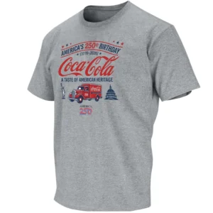AMERICA'S 250TH BIRTHDAY SHIRT – Coca Cola Patriotic Heritage America 1776–2026 Tee G
