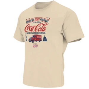 AMERICA'S 250TH BIRTHDAY SHIRT – Coca Cola Patriotic Heritage America 1776–2026 Tee S