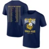 BELT 2 ASS WORLD TOUR SHIRT – Michigan Wolverines 2025–2026 National Champions Schedule Tee