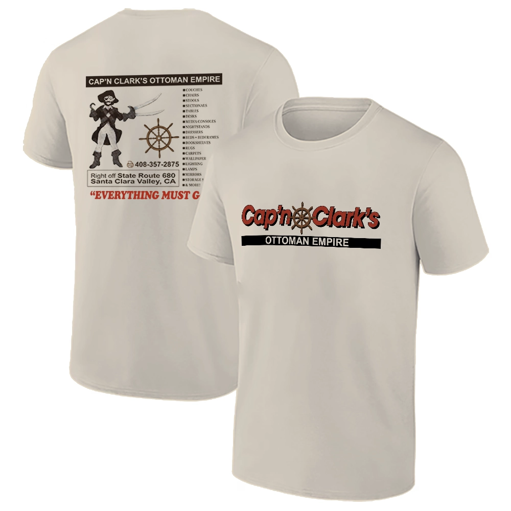 CAP’N CLARK’S OTTOMAN EMPIRE SHIRT – Backrooms Vintage Pirate Meme Tee CAP’N CLARK’S OTTOMAN EMPIRE SHIRT – Backrooms Vintage Pirate Meme Tee