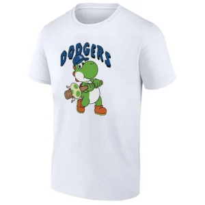 DODGERS YOSHI BASEBALL SHIRT – Yoshinobu Yamamoto Inspired Cartoon Mashup LA Fan Tee