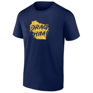 DRAG HIM SHIRT – Sal Frelick Milwaukee Brewers Motivational MLB Fan Tee