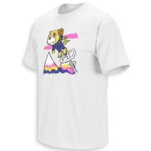 FLYING MASCOT SHIRT – Denver Nuggets Skyline Slam Dunk Fan Tee W