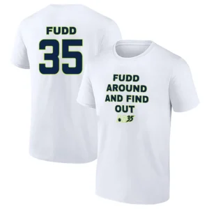 FUDD AROUND AND FIND OUT SHIRT – Azzi Fudd Dallas Wings Statement Tee