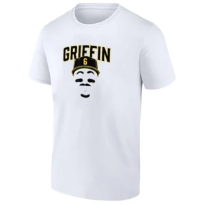 GRIFFIN BLANK FACE SHIRT – KONNOR GRIFFIN PITTSBURGH PIRATES MINIMAL PROSPECT TEE