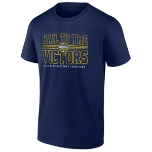 HAIL TO THE VICTORS SHIRT – Michigan Wolverines 2026 NCAA Champions Tribute Tee