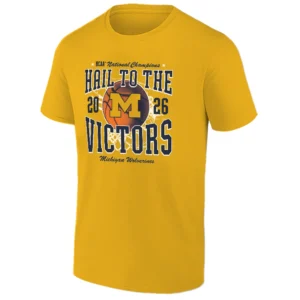 HAIL TO THE VICTORS SHIRT – Michigan Wolverines 2026 National Champions Tee