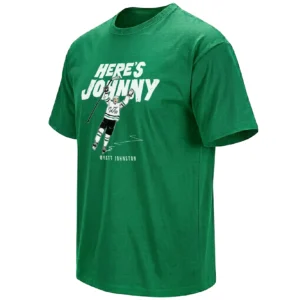 HERE’S JOHNNY SHIRT – Wyatt Johnston Dallas Stars Goal Celebration Hockey Tee