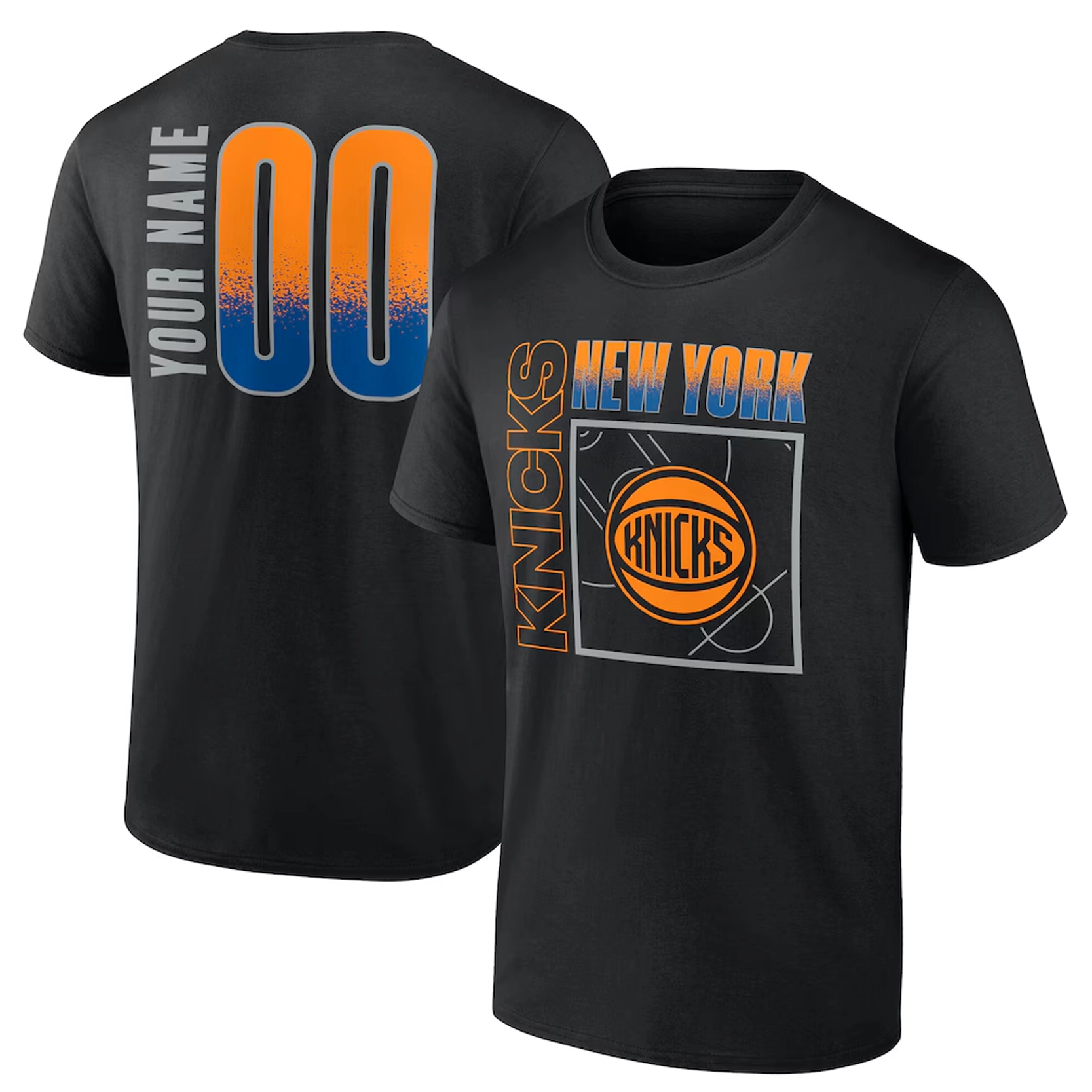 HOME COURT POP CUSTOM NAME & NUMBER SHIRT – New York Knicks Personalized Fan Jersey Tee HOME COURT POP CUSTOM NAME & NUMBER SHIRT – New York Knicks Personalized Fan Jersey Tee
