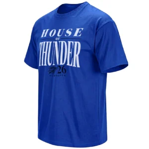 HOUSE OF THUNDER SHIRT – Oklahoma City Thunder 2026 NBA Playoffs Rally Fan Tee