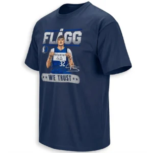 IN FLAGG WE TRUST SHIRT – 2026 ROTY Cooper Flagg Dallas Mavericks Fan Tee