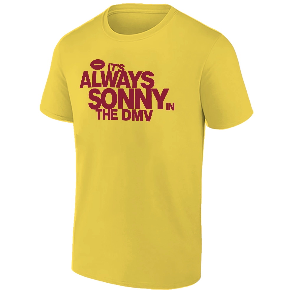 IT’S ALWAYS SONNY IN THE DMV SHIRT – Sonny Styles Washington Commanders Funny NFL Parody Tee IT’S ALWAYS SONNY IN THE DMV SHIRT – Sonny Styles Washington Commanders Funny NFL Parody Tee