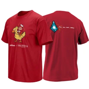 JOLLIBEE X FINAL FANTASY XIV CHOCOBO SHIRT – Streetwear Gaming Collab Tee