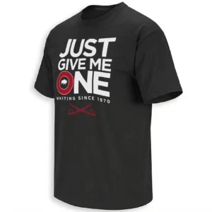 JUST GIVE ME ONE SHIRT – Buffalo Sabres 56 Years Waiting Since 1970 2026 Stanley Cup Playoffs Fan Tee1