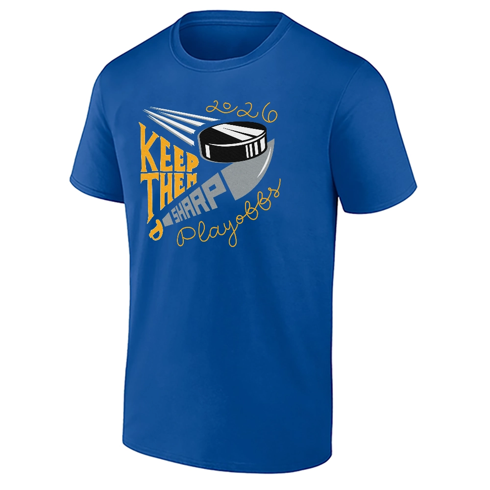 KEEP THEM SHARP SHIRT – Buffalo Sabres 2026 Stanley Cup Playoffs Hockey Tee KEEP THEM SHARP SHIRT – Buffalo Sabres 2026 Stanley Cup Playoffs Hockey Tee