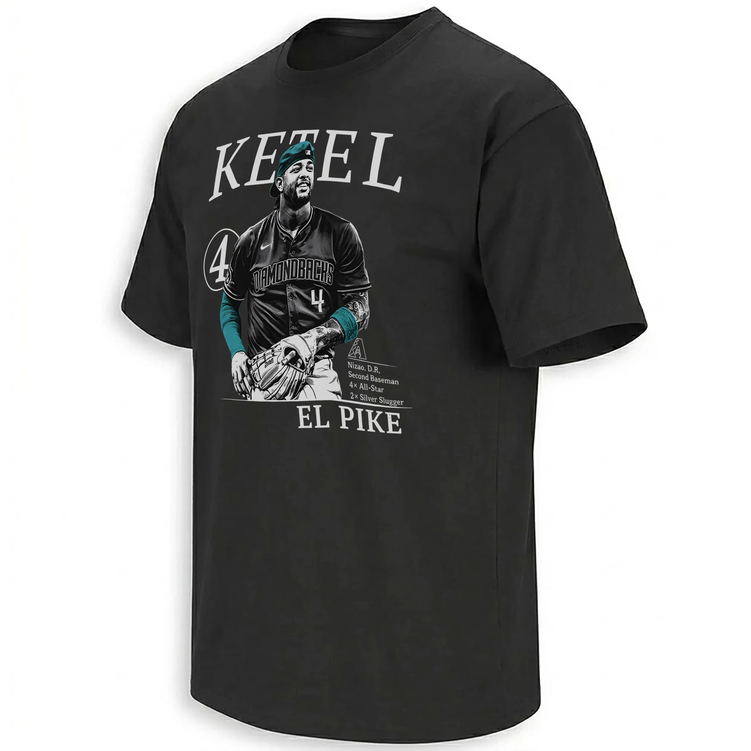 KETEL MARTE SHIRT – Arizona Diamondbacks EL PIKE MLB All-Star Fan Tee KETEL MARTE SHIRT – Arizona Diamondbacks EL PIKE MLB All Star Fan Tee
