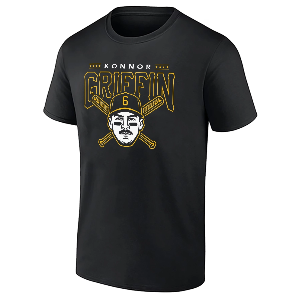 KONNOR GRIFFIN 6 SHIRT – Pittsburgh Pirates Rising Star Baseball Prospect Tee KONNOR GRIFFIN 6 SHIRT – Pittsburgh Pirates Rising Star Baseball Prospect Tee