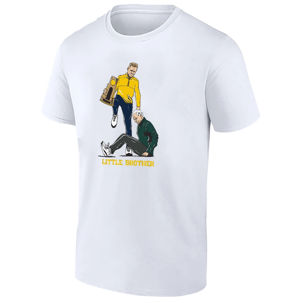 LITTLE BROTHER SHIRT – Michigan Wolverines 2026 NATIONAL CHAMPIONS Rivalry Statement Tee W LITTLE BROTHER SHIRT – Michigan Wolverines 2026 NATIONAL CHAMPIONS Rivalry Statement Tee W