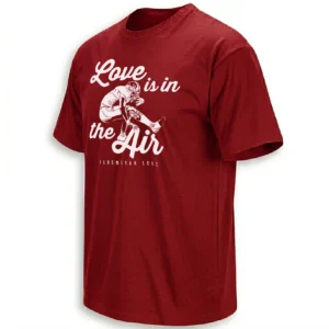 LOVE IS IN THE AIR SHIRT – Jeremiyah Love Arizona Cardinals Viral Catch Football Tee