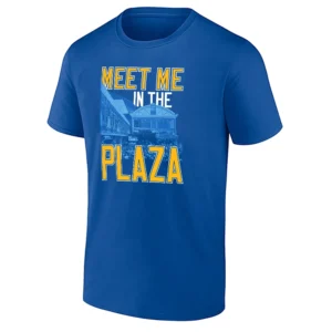 MEET ME IN THE PLAZA SHIRT – Alumni Plaza Buffalo Sabres 2026 Stanley Cup Playoffs Tee