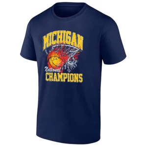 MICHIGAN NATIONAL CHAMPIONS SHIRT – 2026 Wolverines Championship Basketball Tee
