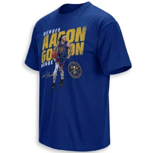 MILE HIGH AARON GORDON SHIRT – Denver Nuggets NBA Basketball Fan Tee R
