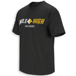 MILE HIGH SHIRT – Denver Nuggets 2026 NBA Playoffs Altitude Advantage Fan Tee